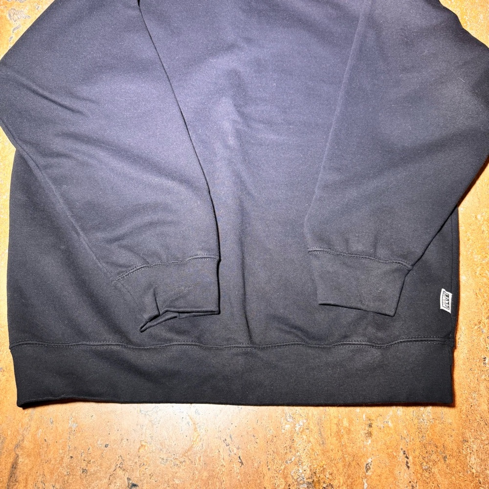 Pro Club Heavy Weight Classic Black Crewneck Sweater Mens M - Picture 7 of 11